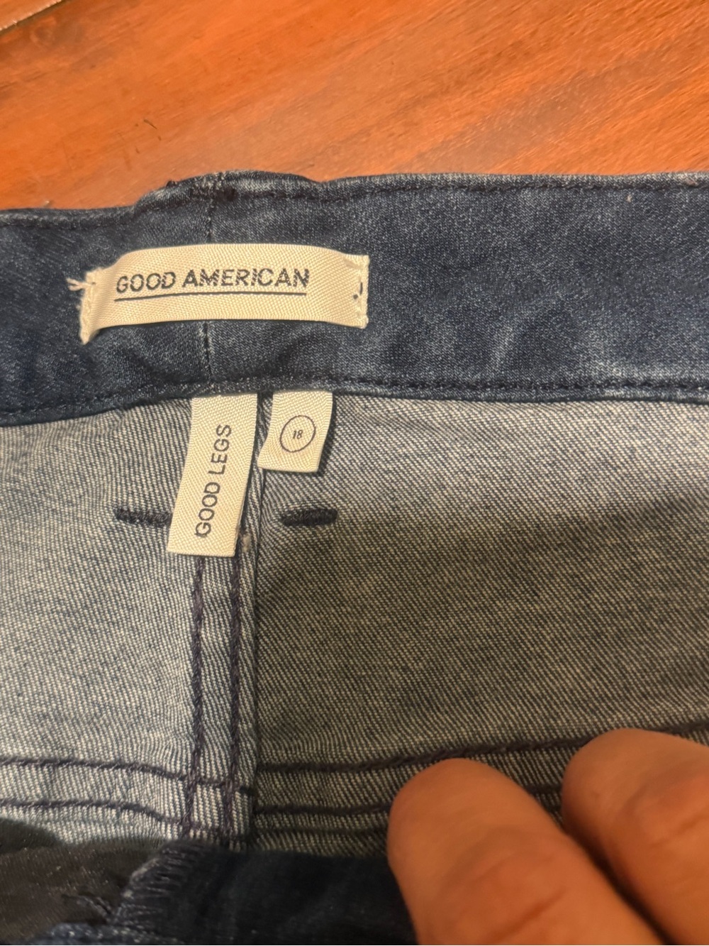 Good American Indigo High-Stretch Skinny Jeans SZ 18 - Picture 3 of 9